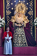 Besamanos de Nuestra Señora de la Estrella (Capilla del Colegio La Salle) (Puerto Real - Cádiz). 30 de marzo de 2014
