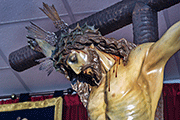 Besapiés de Santísimo Cristo del Perdón y Misericordia (Capilla del Colegio La Salle) (Puerto Real - Cádiz). 30 de marzo de 2014