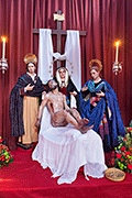 Besapiés del Santísimo Cristo de la Misericordia en su Traslado al sepulcro (Iglesia Prioral de San Sebastián) (Puerto Real - Cádiz). 30 de marzo de 2014