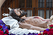 Via Crucis Cuaresmal con la Sagrada Imagen del Santísimo Cristo Yacente (Puerto Real). 11 de marzo de 2014.