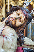 Besapiés del Santísimo Cristo de la Salud (Iglesia Conventual de Nuestra Señora del Carmen) (San Fernando - Cádiz). Viernes de Dolores, 11 de abril de 2014