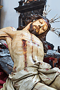 Besapiés del Santísimo Cristo de la Salud (Iglesia Conventual de Nuestra Señora del Carmen) (San Fernando - Cádiz). Viernes de Dolores, 11 de abril de 2014