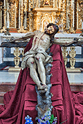Besapiés del Santísimo Cristo de la Salud (Iglesia Conventual de Nuestra Señora del Carmen) (San Fernando - Cádiz). Viernes de Dolores, 11 de abril de 2014