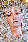 Besamanos de María Santísima de los Dolores (Iglesia Mayor de San Pedro y San Pablo) (San Fernando - Cádiz). Viernes de Dolores, 11 de abril de 2014