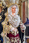 Besamanos de María Santísima de los Dolores (Iglesia Mayor de San Pedro y San Pablo) (San Fernando - Cádiz). Viernes de Dolores, 11 de abril de 2014