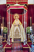 Besamanos de Nuestra Señora María Santísima de las Lágrimas (Iglesia Mayor de San Pedro y San Pablo y los Desagravios - San Fernando (Cádiz). 12 de septiembre de 2014