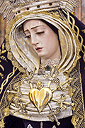 Besamanos de María Santísima de los Dolores (Iglesia de San Pedro y San Pablo y los Desagravios - San Fernando (Cádiz) - 15 de septiembre de 2014