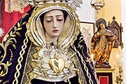 Besamanos de María Santísima de los Dolores (Iglesia de San Pedro y San Pablo y los Desagravios - San Fernando (Cádiz) - 15 de septiembre de 2014