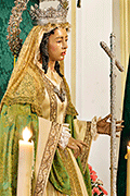 Besamanos de Santa Elena, con motivo del VIII aniversario de su Bendición (Iglesia Castrense de San Francisco - San Fernando (Cádiz) - 15 de octubre de 2014