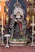 Besamanos de Nuestra Señora de la Soledad (Iglesia Mayor de San Pedro y San Pablo y de los desagravios - San Fernando (Cádiz) - 1 de noviembre de 2014