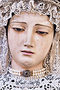 Besamanos de Nuestra Señora de la Soledad (Iglesia Mayor de San Pedro y San Pablo y de los desagravios - San Fernando (Cádiz) - 1 de noviembre de 2014