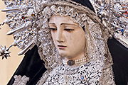 Besamanos de Nuestra Señora de la Soledad (Iglesia Mayor de San Pedro y San Pablo y de los desagravios - San Fernando (Cádiz) - 1 de noviembre de 2014