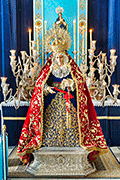 Besamanos de María Santísima de la Piedad (Iglesia de Divina Pastora de las Almas - San Fernando (Cádiz) - 8 de diciembre de 2014
