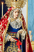 Besamanos de María Santísima de la Piedad (Iglesia de Divina Pastora de las Almas - San Fernando (Cádiz) - 8 de diciembre de 2014