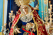 Besamanos de María Santísima de la Piedad (Iglesia de Divina Pastora de las Almas - San Fernando (Cádiz) - 8 de diciembre de 2014