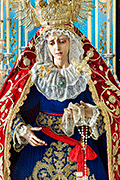 Besamanos de María Santísima de la Piedad (Iglesia de Divina Pastora de las Almas - San Fernando (Cádiz) - 8 de diciembre de 2014