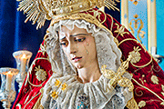 Besamanos de María Santísima de la Piedad (Iglesia de Divina Pastora de las Almas - San Fernando (Cádiz) - 8 de diciembre de 2014