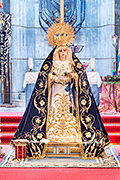 Besamanos de María Santísima de la Amargura (Iglesia del Santo Cristo de la Vera-Cruz - San Fernando (Cádiz) - 8 de diciembre de 2014
