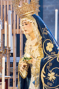 Besamanos de María Santísima de la Amargura (Iglesia del Santo Cristo de la Vera-Cruz - San Fernando (Cádiz) - 8 de diciembre de 2014