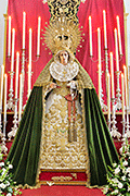 Besamanos de María Santísima de Gracia y Esperanza (Iglesia de la Divina Pastora de las Almas - San Fernando (Cádiz) - 18 de diciembre de 2014