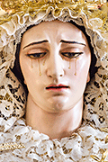 Besamanos de María Santísima de Gracia y Esperanza (Iglesia de la Divina Pastora de las Almas - San Fernando (Cádiz) - 18 de diciembre de 2014