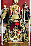 Besamanos de María Santísima de la Esperanza (Iglesia Castrense de San Francisco de Asís - San Fernando (Cádiz) - 18 de diciembre de 2014