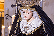 Besamanos de María Santísima de los Dolores (Iglesia Mayor de San Juan Bautista) (Chiclana de la Frontera (Cádiz). 7 de marzo de 2014. 7 de marzo de 2014.