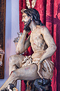 Besapiés del Señor de la Humildad y Paciencia (Iglesia de San Telmo) (Chiclana de la Frontera - Cádiz). Viernes de Dolores, 11 de abril de 2014