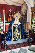 Besamanos de María Santísima de los Desconsuelos (Iglesia de San Telmo) (Chiclana de la Frontera - Cádiz). Viernes de Dolores, 11 de abril de 2014