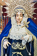 Besamanos de María Santísima de los Desconsuelos (Iglesia de San Telmo) (Chiclana de la Frontera - Cádiz). Viernes de Dolores, 11 de abril de 2014