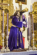 Besapiés de Nuestro Padre Jesús Nazareno (Iglesia de Jesús Nazareno) (Chiclana de la Frontera - Cádiz). Viernes de Dolores, 11 de abril de 2014