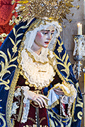 Besamanos de Nuestra Señora de los Dolores (Iglesia de Jesús Nazareno) (Chiclana de la Frontera - Cádiz). Viernes de Dolores, 11 de abril de 2014 