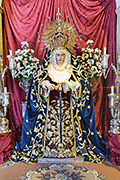 Besamanos de Nuestra Señora de los Dolores (Iglesia de Jesús Nazareno) (Chiclana de la Frontera - Cádiz). Viernes de Dolores, 11 de abril de 2014 
