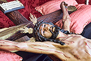 Besapiés del Santísimo Cristo del Perdón (Ermita de Santa Ana) (Chiclana de la Frontera - Cádiz). Viernes de Dolores, 11 de abril de 2014