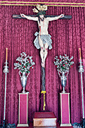 Besapiés del Santo Crucifijo de la Salud (Capilla de la Estrella) (Chiclana de la Frontera - Cádiz). Viernes de Dolores, 11 de abril de 2014