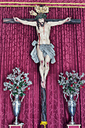 Besapiés del Santo Crucifijo de la Salud (Capilla de la Estrella) (Chiclana de la Frontera - Cádiz). Viernes de Dolores, 11 de abril de 2014