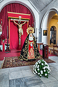 Besamanos de María Santísima del Mayor Dolor (Capilla del Santo Cristo) (Chiclana de la Frontera - Cádiz). Viernes de Dolores, 11 de abril de 2014