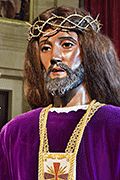 Besamanos de Nuestro Padre Jesús de Medinaceli (Iglesia Mayor de San Juan Bautista) (Chiclana de la Frontera - Cádiz). Viernes de Dolores, 11 de abril de 2014