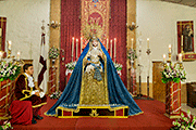 Besamanos de María Santísima del Dulce Nombre (Iglesia de San Antonio de Padua - Chiclana de la Frontera (Cádiz). 11 de septiembre de 2014