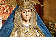 Besamanos de María Santísima del Dulce Nombre (Iglesia de San Antonio de Padua - Chiclana de la Frontera (Cádiz). 11 de septiembre de 2014