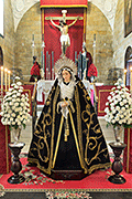 Besamanos de María Santísima del Mayor Dolor (Capilla del Santo Cristo - Chiclana de la Frontera (Cádiz). 12 de septiembre de 2014
