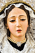 Besamanos de María Santísima del Mayor Dolor (Capilla del Santo Cristo - Chiclana de la Frontera (Cádiz). 12 de septiembre de 2014