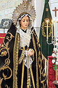 Besamanos de María Santísima del Mayor Dolor (Capilla del Santo Cristo - Chiclana de la Frontera (Cádiz). 12 de septiembre de 2014
