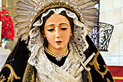 Besamanos de María Santísima del Mayor Dolor (Capilla del Santo Cristo - Chiclana de la Frontera (Cádiz). 12 de septiembre de 2014