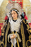 Besamanos de María Santísima del Mayor Dolor (Capilla del Santo Cristo - Chiclana de la Frontera (Cádiz). 12 de septiembre de 2014