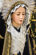 Besamanos de María Santísima del Mayor Dolor (Capilla del Santo Cristo - Chiclana de la Frontera (Cádiz). 12 de septiembre de 2014