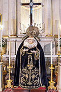 Besamanos de Nuestra Señora de los Dolores (Iglesia de San Juan Bautista - Chiclana de la Frontera (Cádiz) - 15 de septiembre de 2014