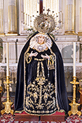 Besamanos de Nuestra Señora de los Dolores (Iglesia de San Juan Bautista - Chiclana de la Frontera (Cádiz) - 15 de septiembre de 2014
