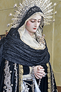 Besamanos de Nuestra Señora de los Dolores (Iglesia de San Juan Bautista - Chiclana de la Frontera (Cádiz) - 15 de septiembre de 2014