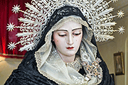 Besamanos de Nuestra Señora de los Dolores (Iglesia de San Juan Bautista - Chiclana de la Frontera (Cádiz) - 15 de septiembre de 2014